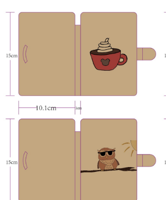 Notepad “Owl in Sunglasses” designed by Ava