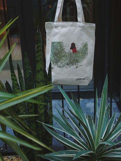 Everyday use Tote Bag with ‘Girl and Tree’ design