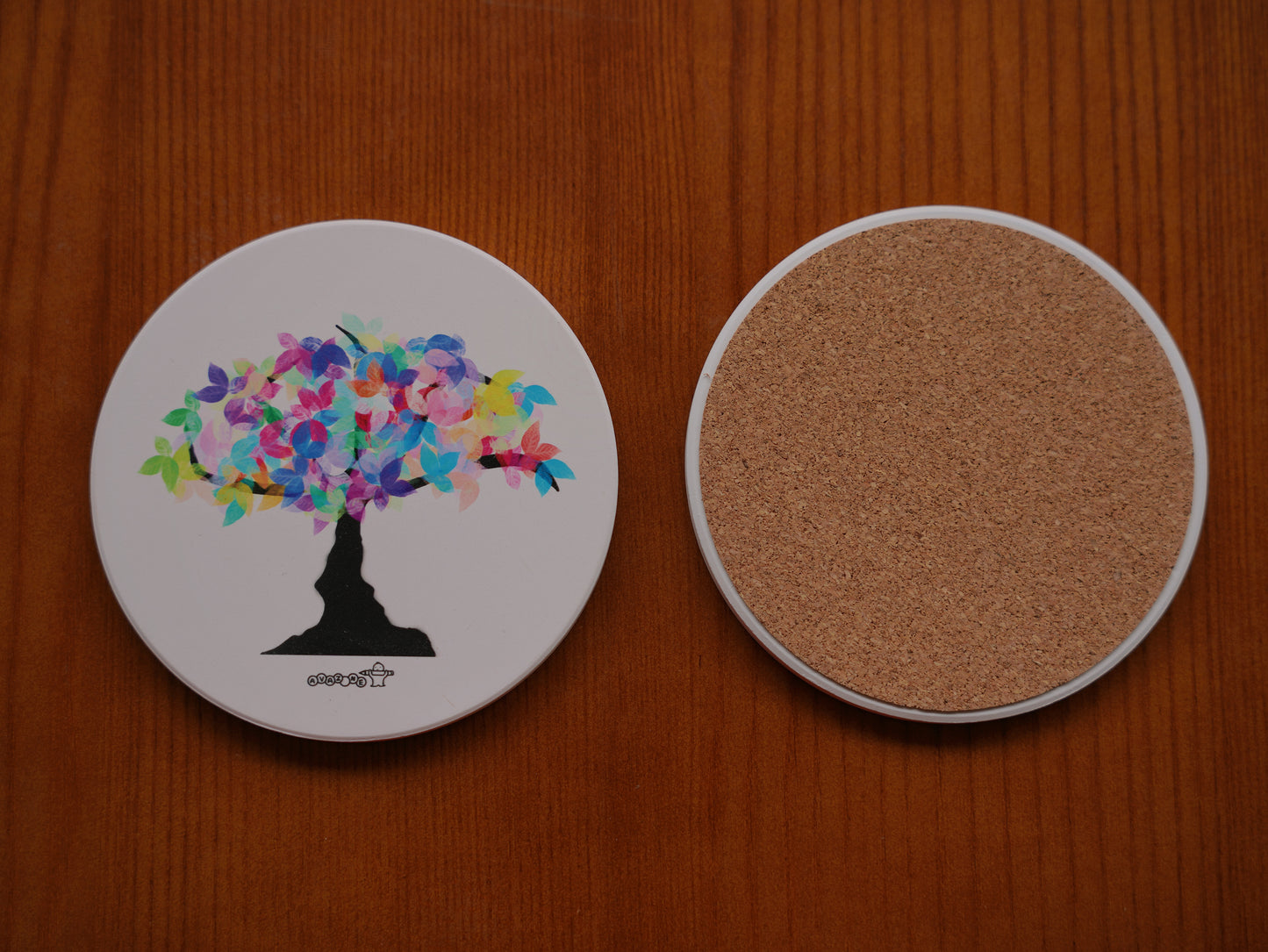 Coaster “Colourful Tree”