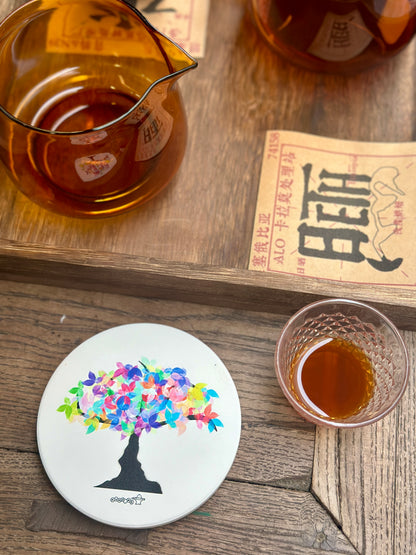 Coaster “Colourful Tree”