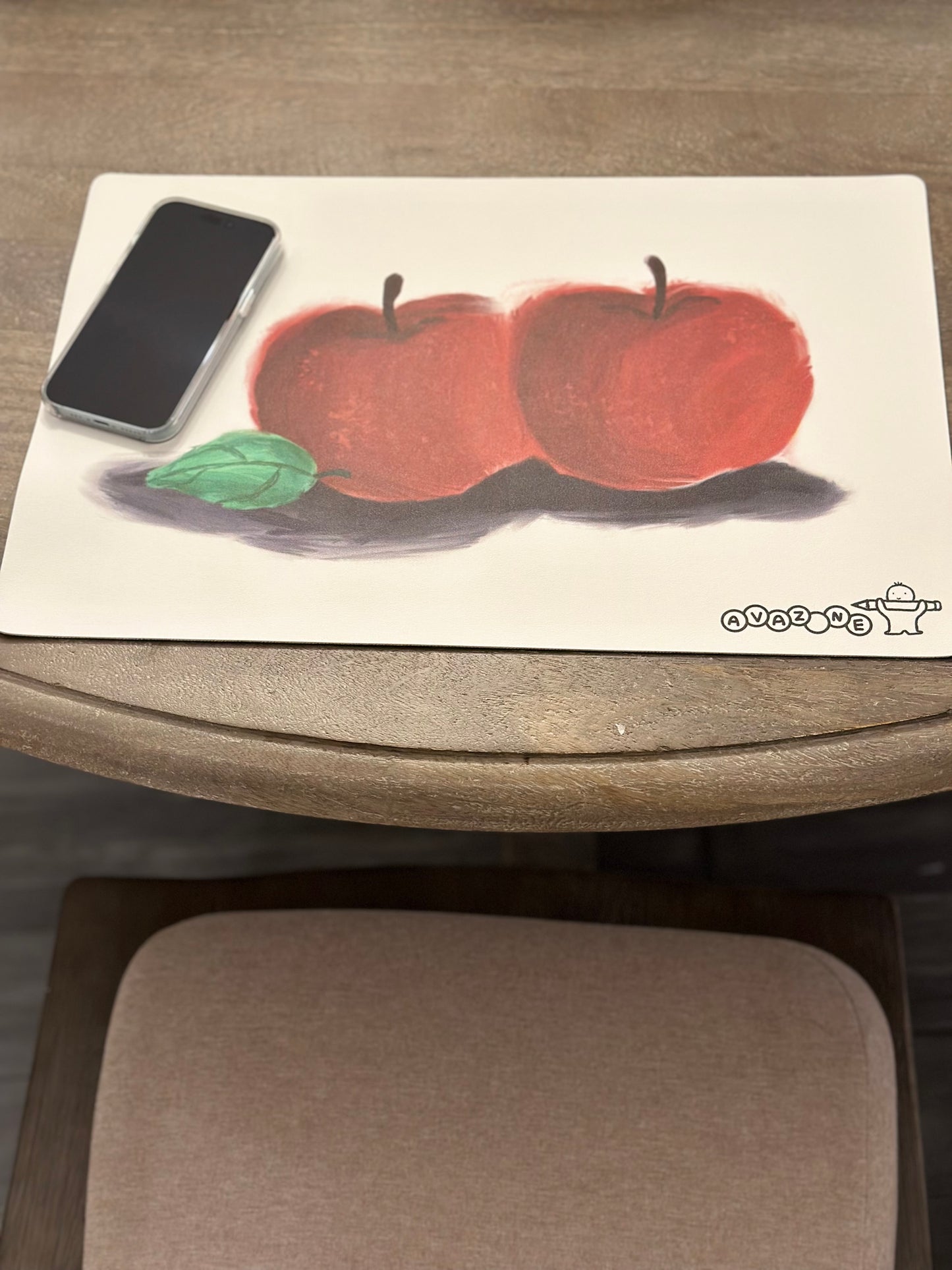 Placemat “Two Apples” designed by Ava