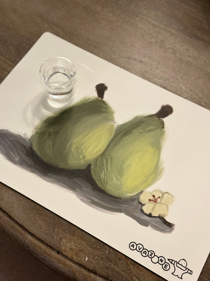 Placemat “Two pears” designed by Ava