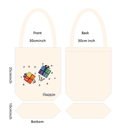 Everyday Canvas Tote Bag “Gift Boxes”