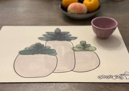 Placemat “The Succulent” designed by Ava