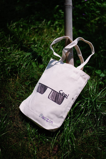 Everyday Canvas Tote Bag “Cool Sunglasses”