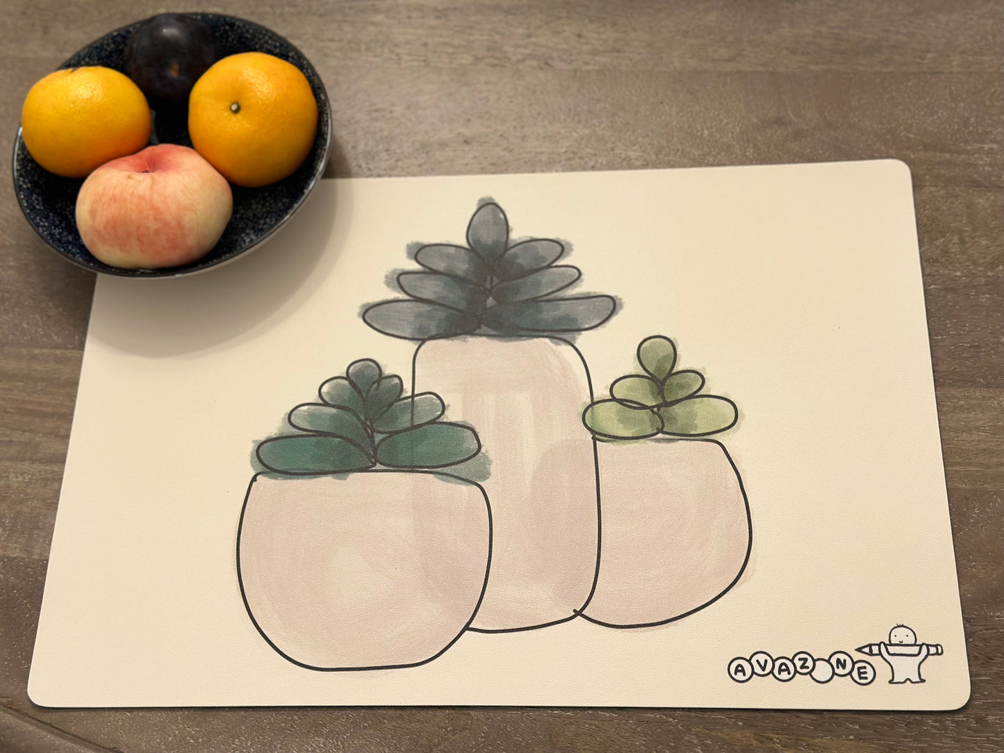 Placemat “The Succulent” designed by Ava