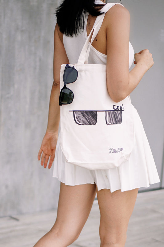 Everyday Canvas Tote Bag “Cool Sunglasses”