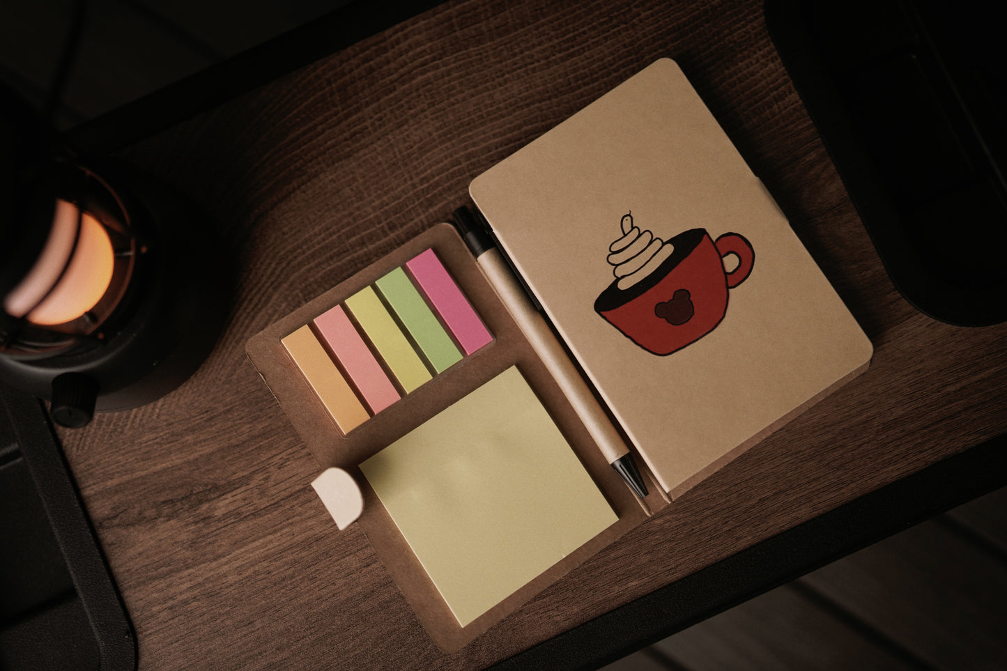 Notepad with “Hot Chocolate” designed by Ava